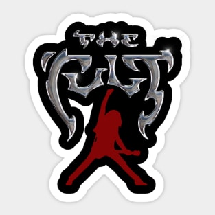 The Cult Vintage Chromed Sticker